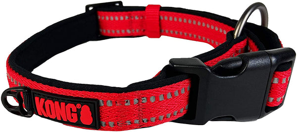 Kong Collar de Nylon Rojo Grande