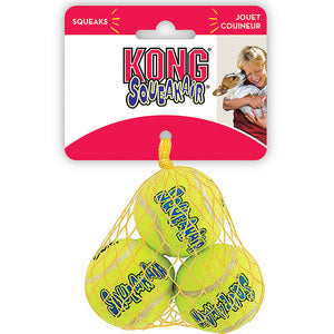 KONG pelota SQUEAKAIR Extrachicas 3 piezas